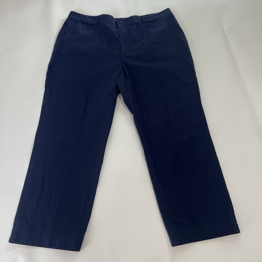 Lauren Ralph Lauren Pant Women’s Navy Blue Stretch Buisness Casual Straight S.16